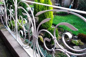 modern metal railings