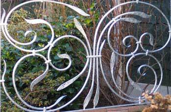 galvanised steel giving a modern look to the design