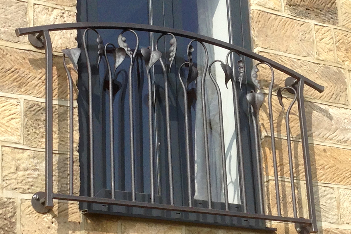 Contemporary Metal Juliet Balcony