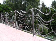 wrought iron balustrade