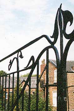 art nouveau inspired balcony balustrade