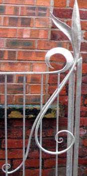 contemporary railings for french windows
