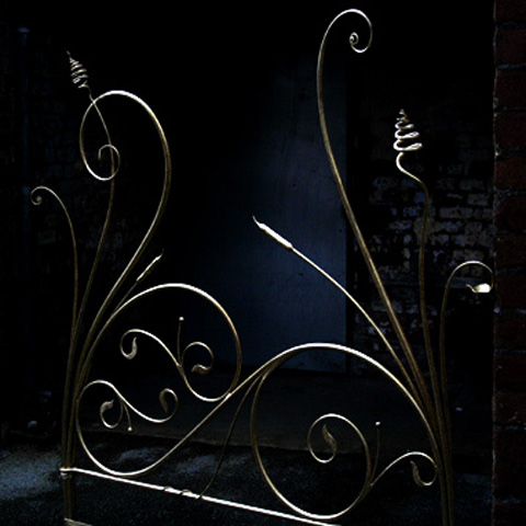 fantasy wrought iron bed