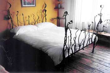 fantasy wrought iron bed