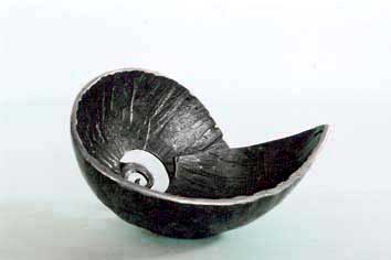 Contemporary  Forged Steel Bowl