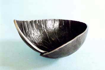 Contemporary  Forged Steel Bowl