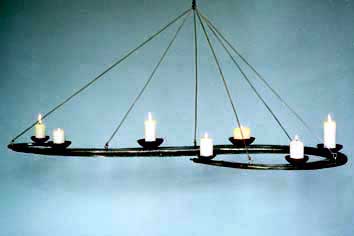 Contemporary Metal Chandelier