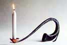 forged steel candlestick 