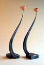 forged steel candlestick