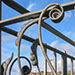 Organic metal railings