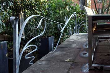contemporary art nouveau railings