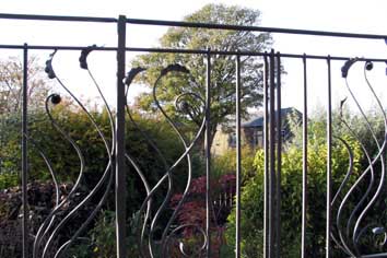 organic steel railings