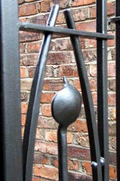 Contemporary Rennie Mackintosh Steel Gates