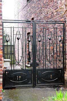 Contemporary Rennie Mackintosh Steel Gates