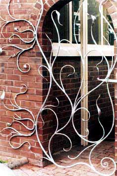 Contemporary Organic Garden Gate