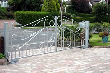 fanatsy wrought iron gates