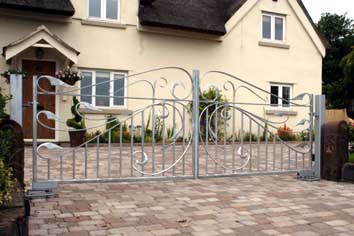 fantasy wrought iron gates
