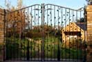 bespoke wrought iron estate gate