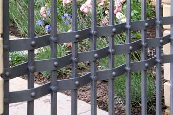 woven bands and riveted construction