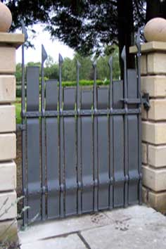 contemporary garden gate