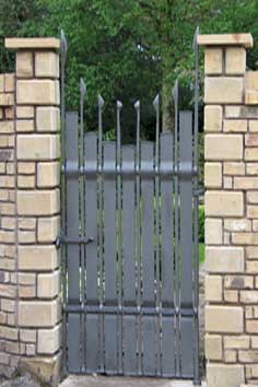 contemporary garden gate