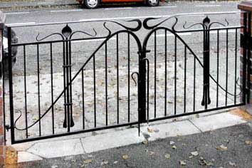 contemporary art nouveau gates