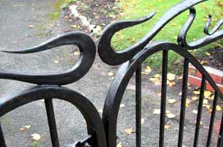 contemporary art nouveau gates