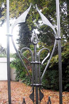 Modern Wrought Iron Driveway Gates