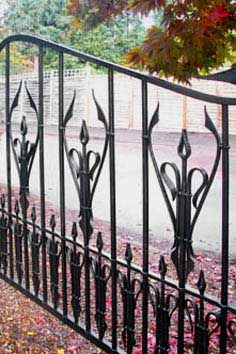 forged steel driveway gates