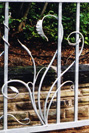 organic wrought iron driveway gate