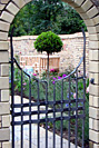 bespoke forged steel garden gate