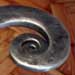 burnished and waxed finish