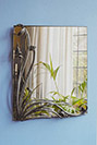 stylised plant and organic themed mirrors
