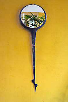 Contemporay Forged Steel Mirror