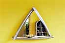 contemporary stainless steel mirror