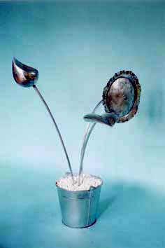 forged aluminium sculpture