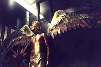 Mixed Metal Angel Sculpture