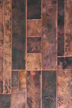 copper wall panel