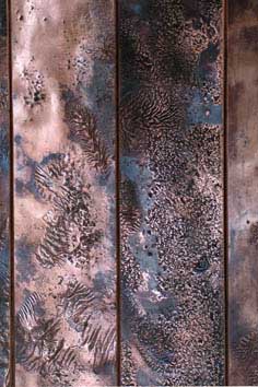 Textured Copper Wall Sculpture
