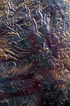 texture patina copper panel