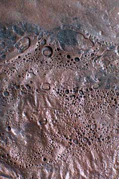 textured and patina'd copper panel