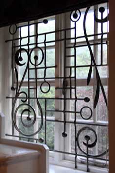 contemporary wrought iron grill