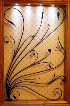 Contemporary Wrought Iron Screen