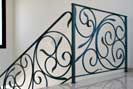 contemporary steel stair balustrade 
