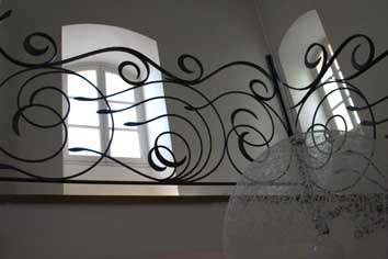 contemporary stair railings