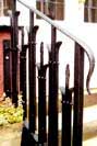 modern wrought iron handrail