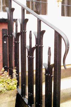 Contemporary Forged Steel Balustrade