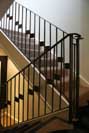contemporary wrought iron stair railings 