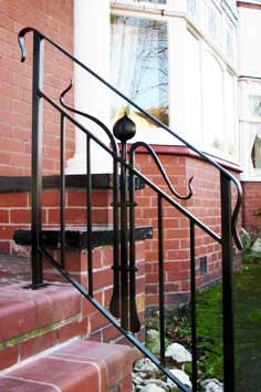 Contemporary Art Nouveau Railings