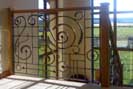 contemporary steel stair railings
